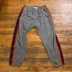 Men’s Heather Grey with velvet stripe pants